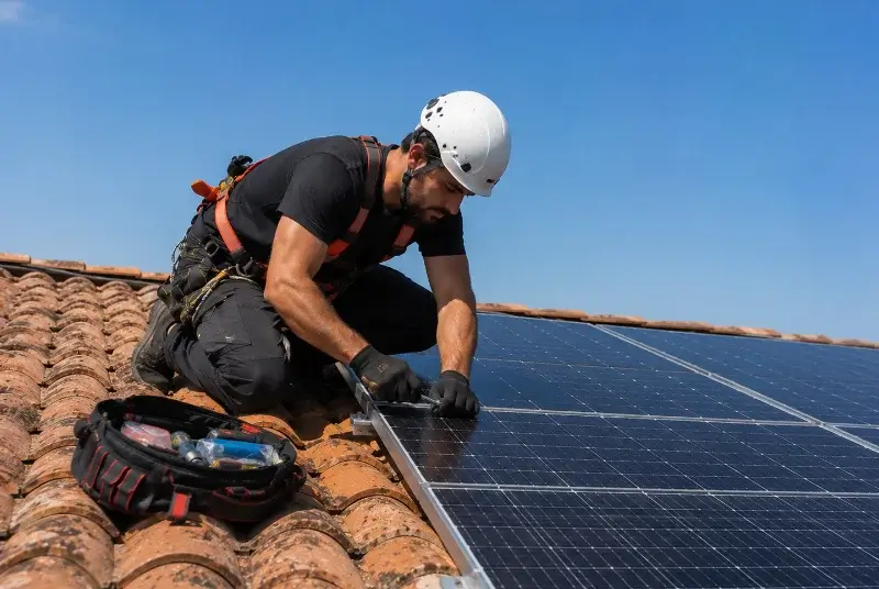 Maintenance et monitoring de panneaux solaires à Villerouge-Termenès