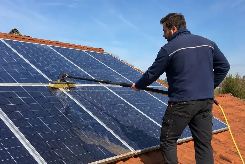 Nettoyage et entretien de panneaux solaires à Villerouge-Termenès